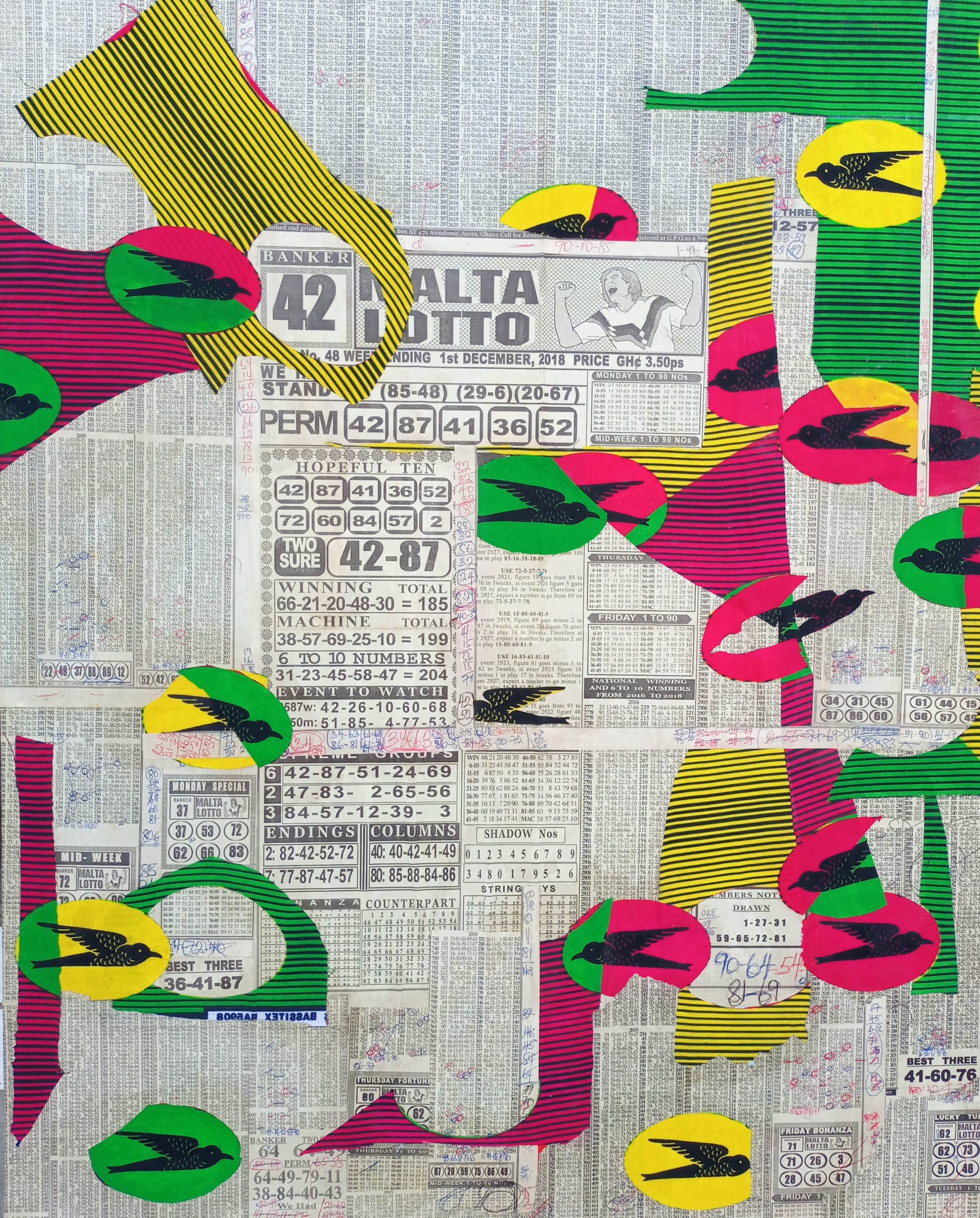 Sika Wo Ntaban (42 Banker), 20th Aug 2020, 28inches x 35inches