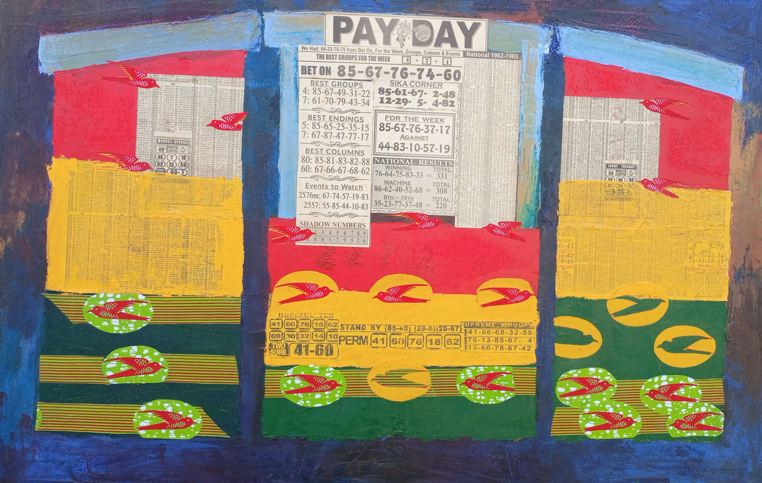 Pay Day, Dec 2018, 36inches x 55inches